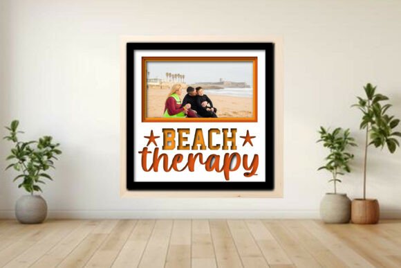 Beach Therapy Photo Frame Shadow: A Creative Way to Showcase Coastal Memories