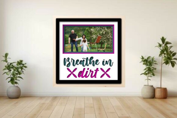 Crafting Memories with the Breathe in Dirt Photo Frame Shadow
