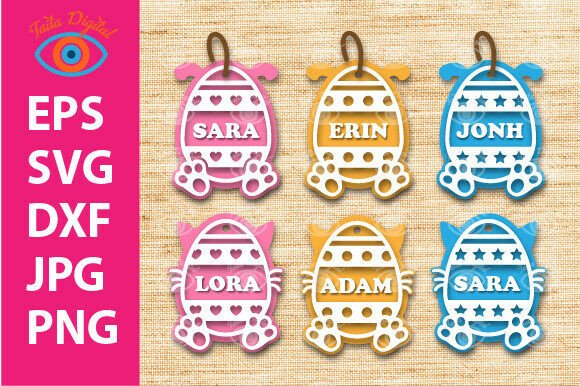 Customizing Pet Accessories with Cat Dog Name Tags SVG, Personalized Files