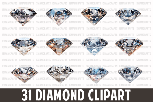 Diamond Isolated Clipart Bundle: A Practical Resource for Designers