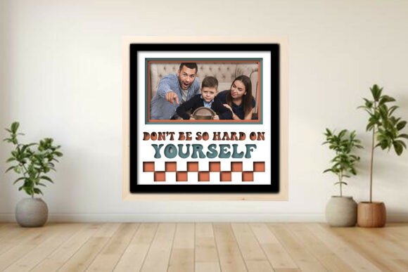Don’t Be so Hard on Yourself Photo Frame: A Compassionate Craft for Memory Keepers