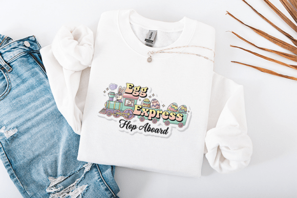 Egg Express Hop Aboard Sublimation