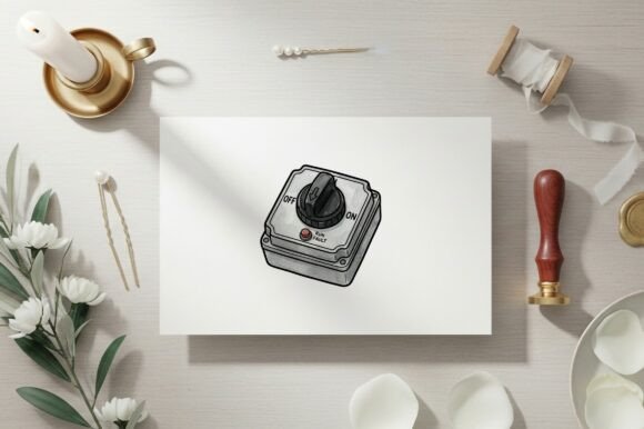 Electrical Switch with On Off Positions: A Versatile Design Asset for Creative and Professional Workflows
