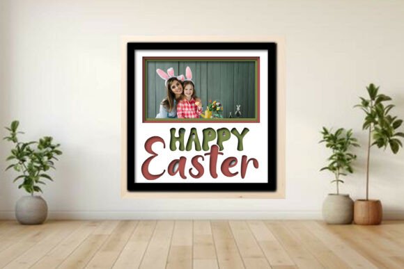 Happy Easter Photo Frame Shadow: A Creative Layered Shadow Box Project