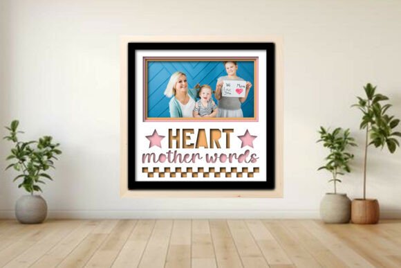 Heart Mother Words Photo Frame Shadow: A Charming DIY Shadow Box for Memory-Making