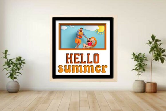 Hello Summer Photo Frame Shadow: A Creative Way to Showcase Memories