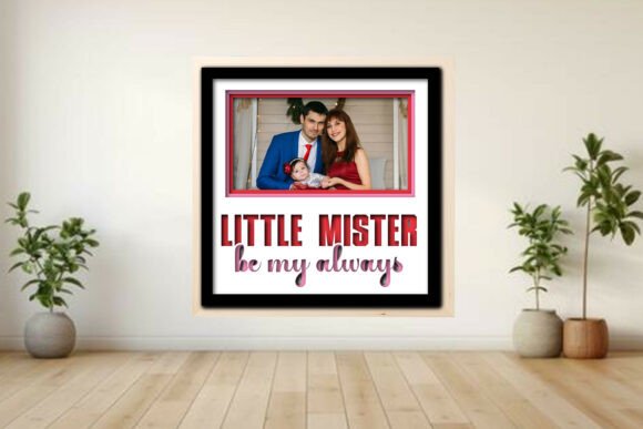 Little Mister Be My Photo Frame Shadow: A Charming DIY Project for Laser and Die-Cut Enthusiasts
