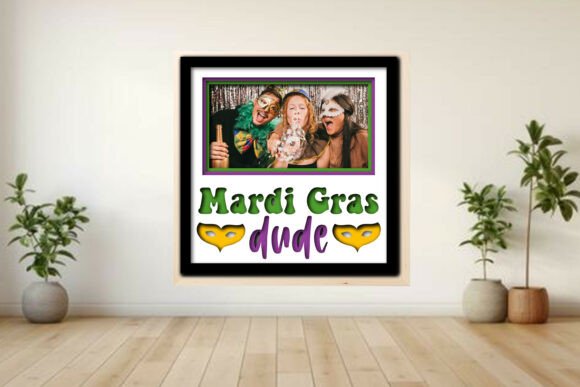 Mardi Gras Dude Photo Frame Shadow: A Creative Way to Showcase Holiday Memories