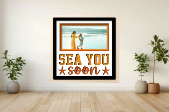 Sea You Soon Photo Frame Shadow: A Creative Layered Shadow Box for Holiday Memories