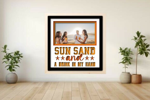 Sun Sand and a Drink Photo Frame Shadow Box: A Creative Way to Preserve Memories