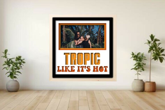 Tropic Like It’s Hot Photo Frame Shadow